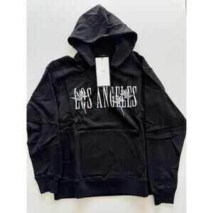 STAMPD Los Angeles Paradise Black Hoodie Mens Large Pullover Streetwear NWT